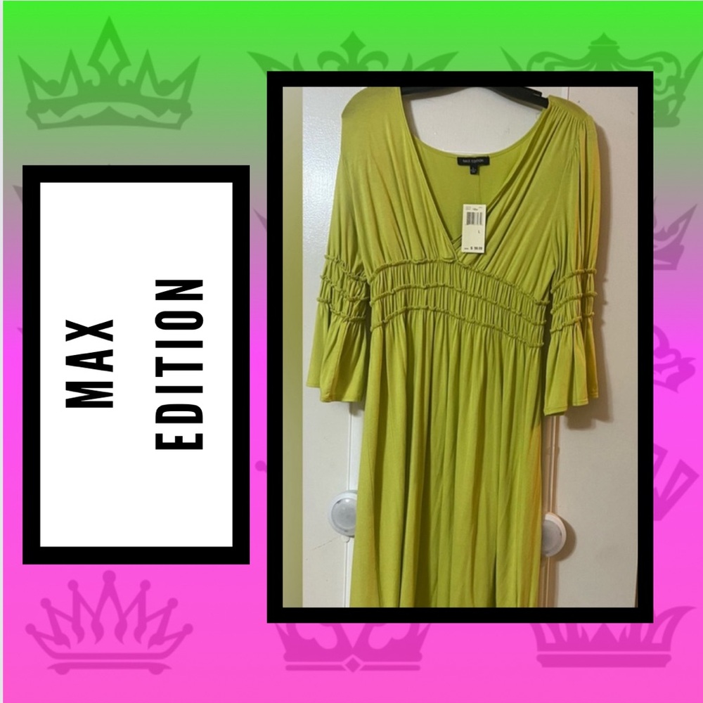 NEW: Nice Apple Green Summer Dress